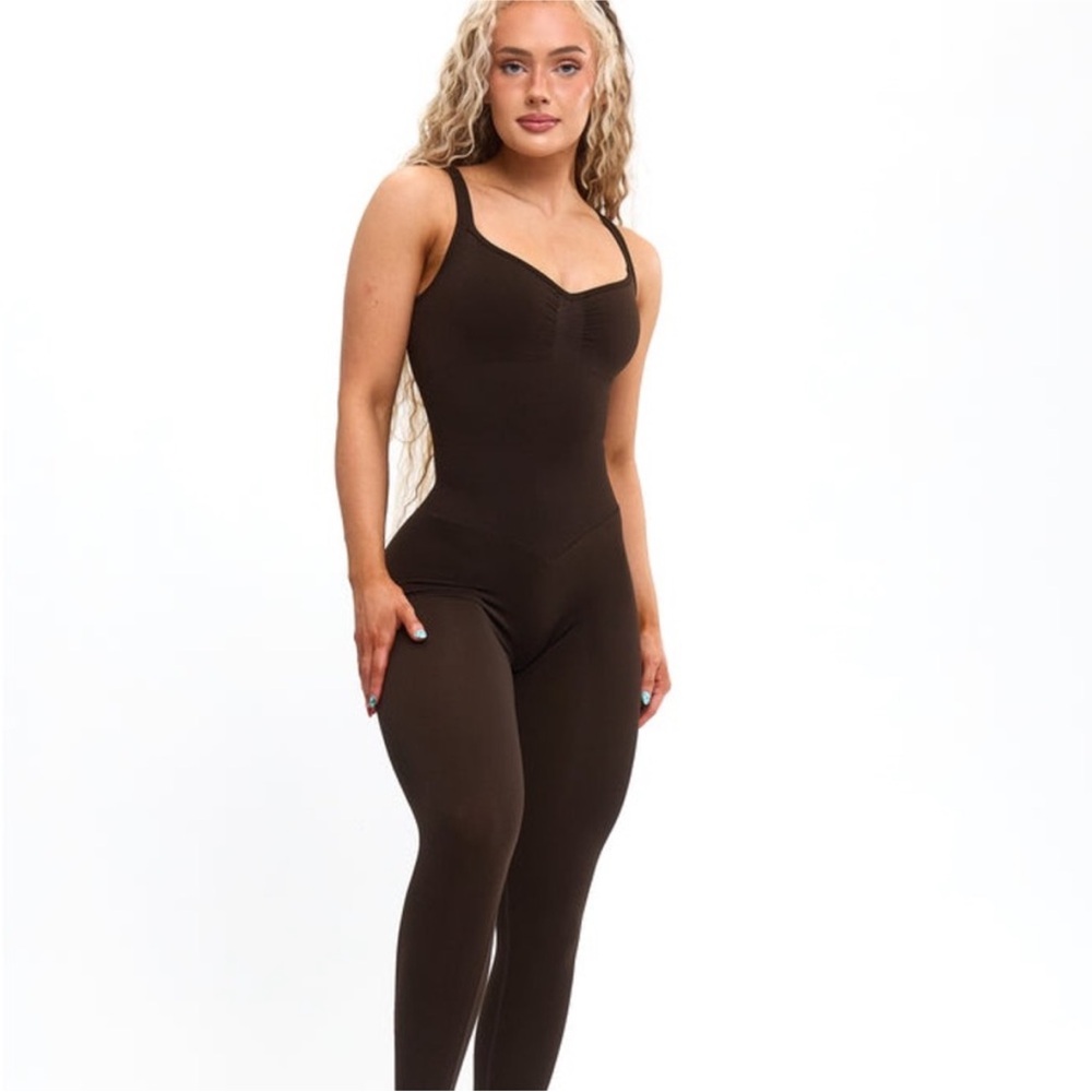 BuffBunny Shape Seamless Jumpsuit - Cold Brew